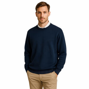 VTG Titleist Collection Sweater Men L Navy Pullover Cozy Preppy Made in Scotland